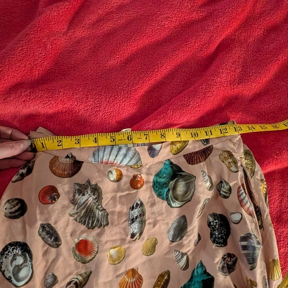 Samantha Pleet Pink Seashell Patterned skirt - Picture 4 of 5
